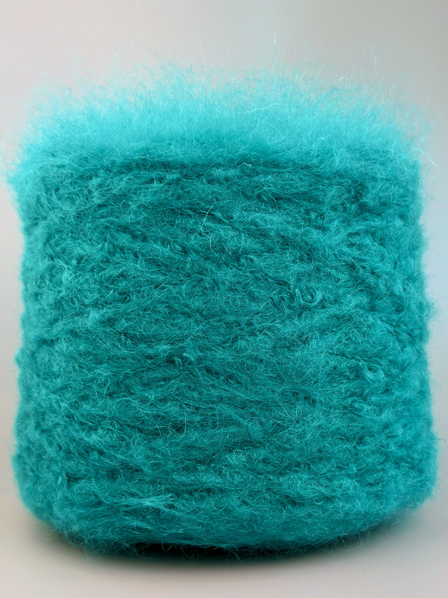 Big Mohair col. Petrolgrün – 50% Mohair 24% Merinowolle 18% Alpaka – ca. 150 m / 100 g | Zimpfer Wolle Selezione foto 2